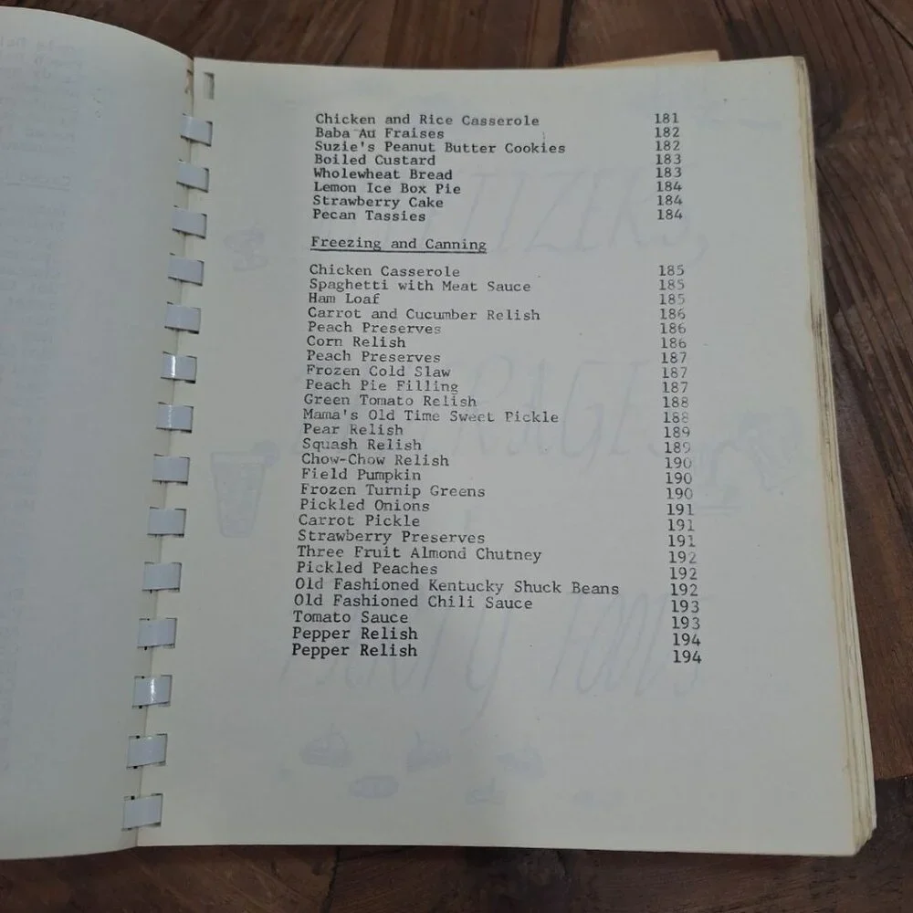 Martins College Ladies Club Cook Book martin college